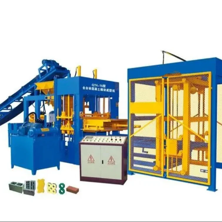Lower Price block interlocking paving brick machine extruder red soil mud clay hollow automatic brick making machinery