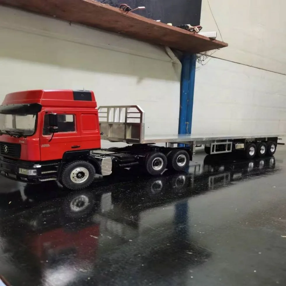 1 / 14 truck model tractor flat rear Trailer