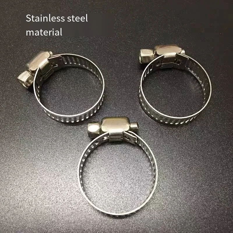 Factory Direct SaleAmerican adjustable pipe clamp worm gear 201 stainless steel hose clamp