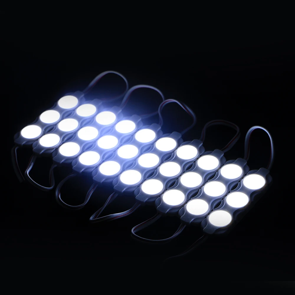 AC 220V 110V input 160 bean angle SMD 2835 1.8w light box LED module with lens for advertising