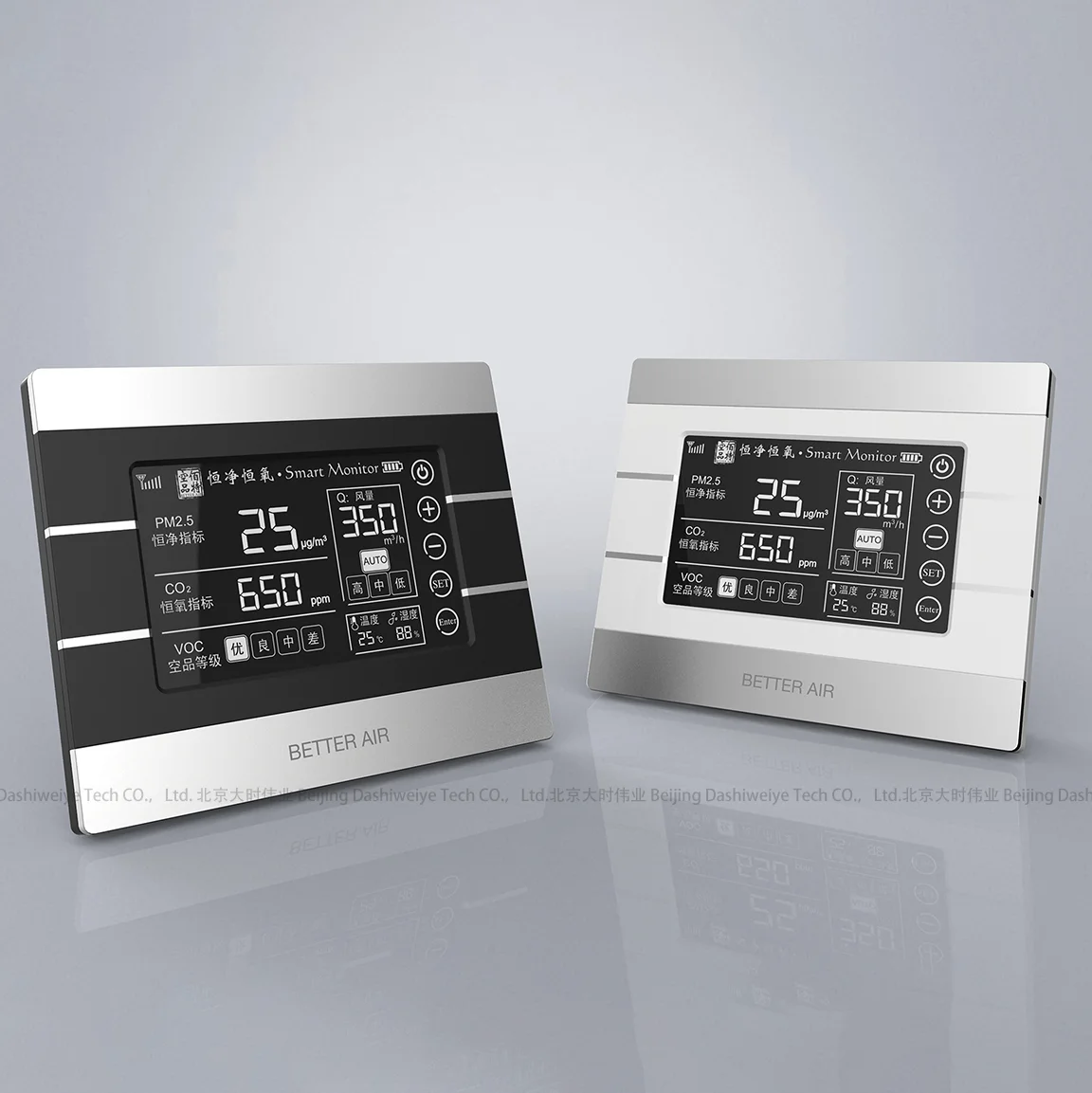 Custom Design PVC ABS Plastic Enclosure Housing Touch for Thermostat Electronic Instrument