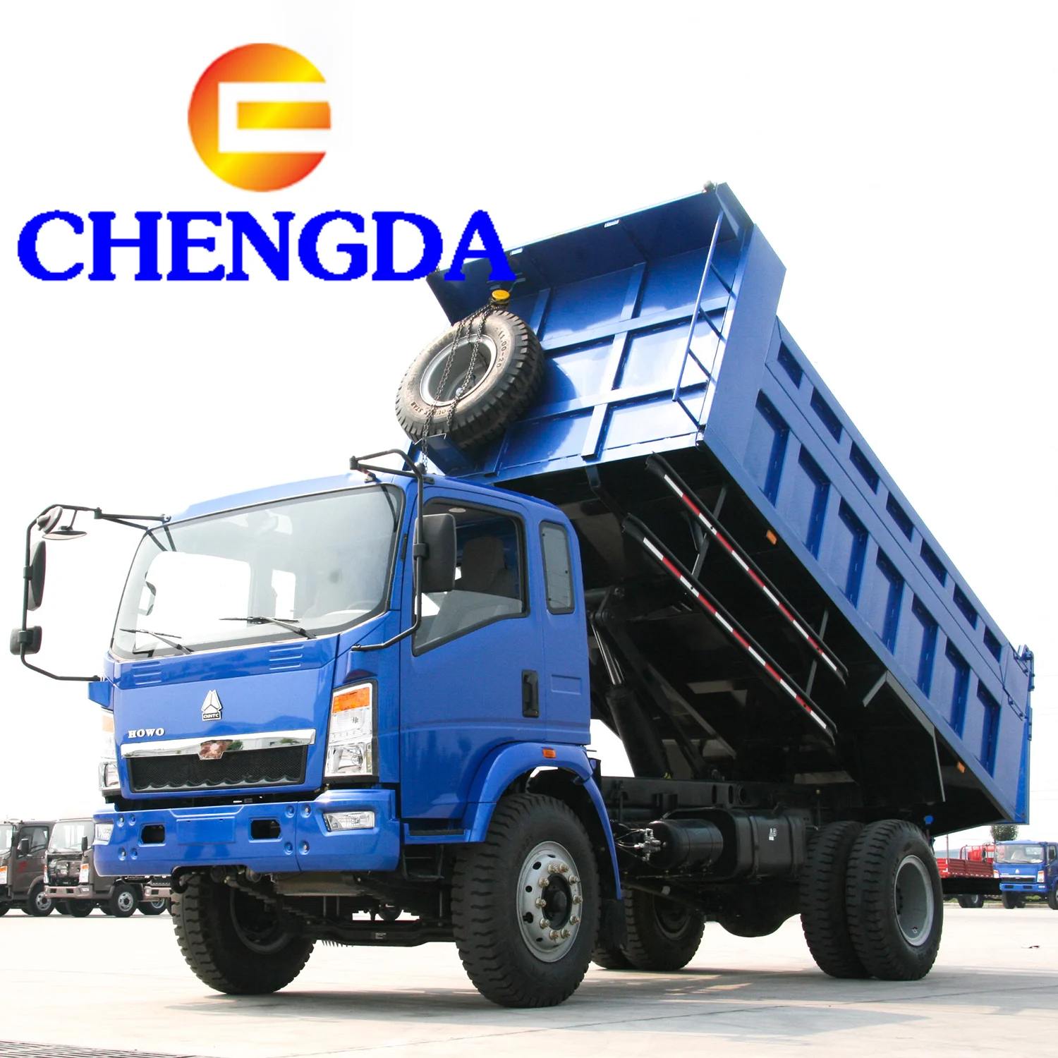 Light truck tires cheap small dump trucks howo 4x2 light cargo truck