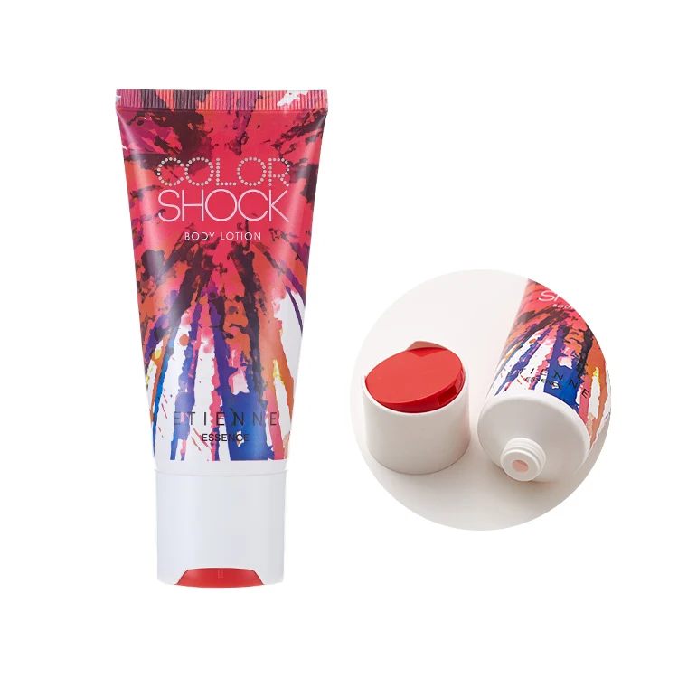 Empty Body Cream Tube Shampoo Facial Cleanser Tube Press Lotion Tube With Press Disc Cap