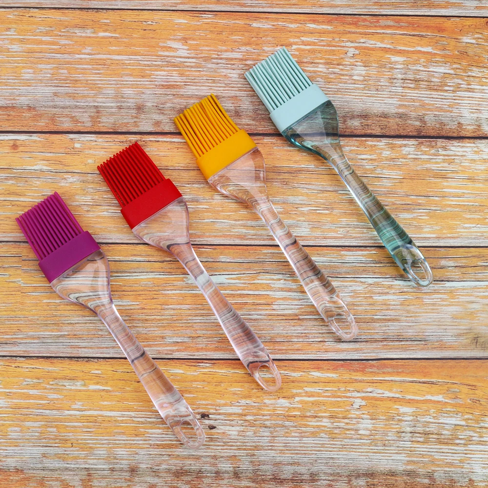 Heat Resistant 8 Inch Silicone Pastry Brush Cooking Oil Brush Kitchen Basting Baking Brush