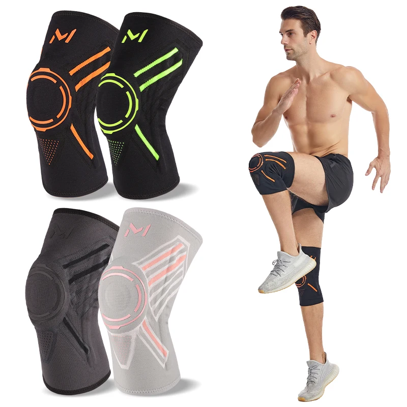 Elastic Breathable Knee Support Brace Running Fitness Sport Knee Protector