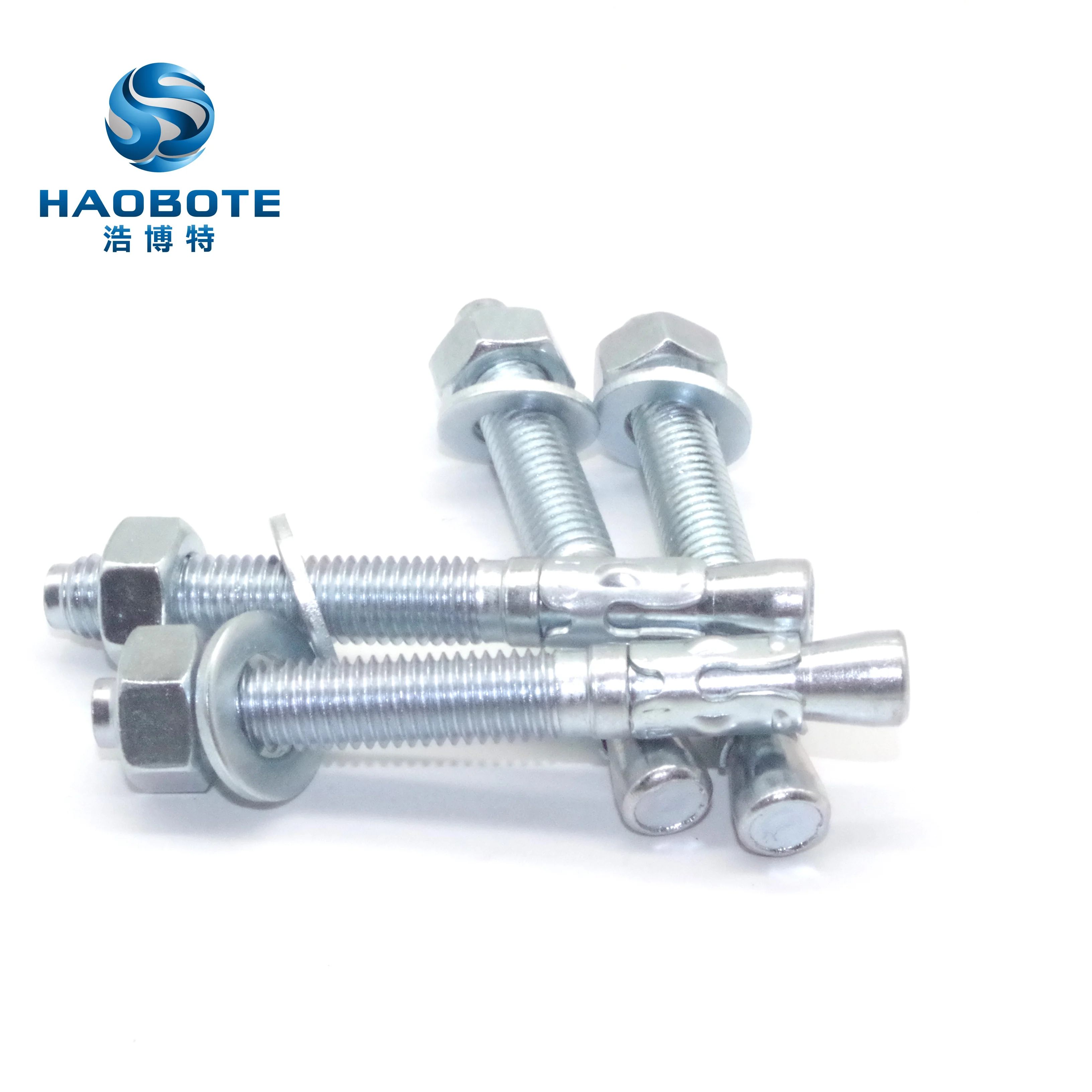 
Chinese Supply carbon steel wedge anchor bolt galvanized wedge anchor 