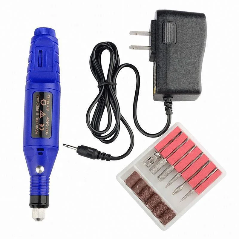 Electric Nail Art Drill Handle Grinding Pen File Machine Manicure Pedicure Nail Equipment And Tools