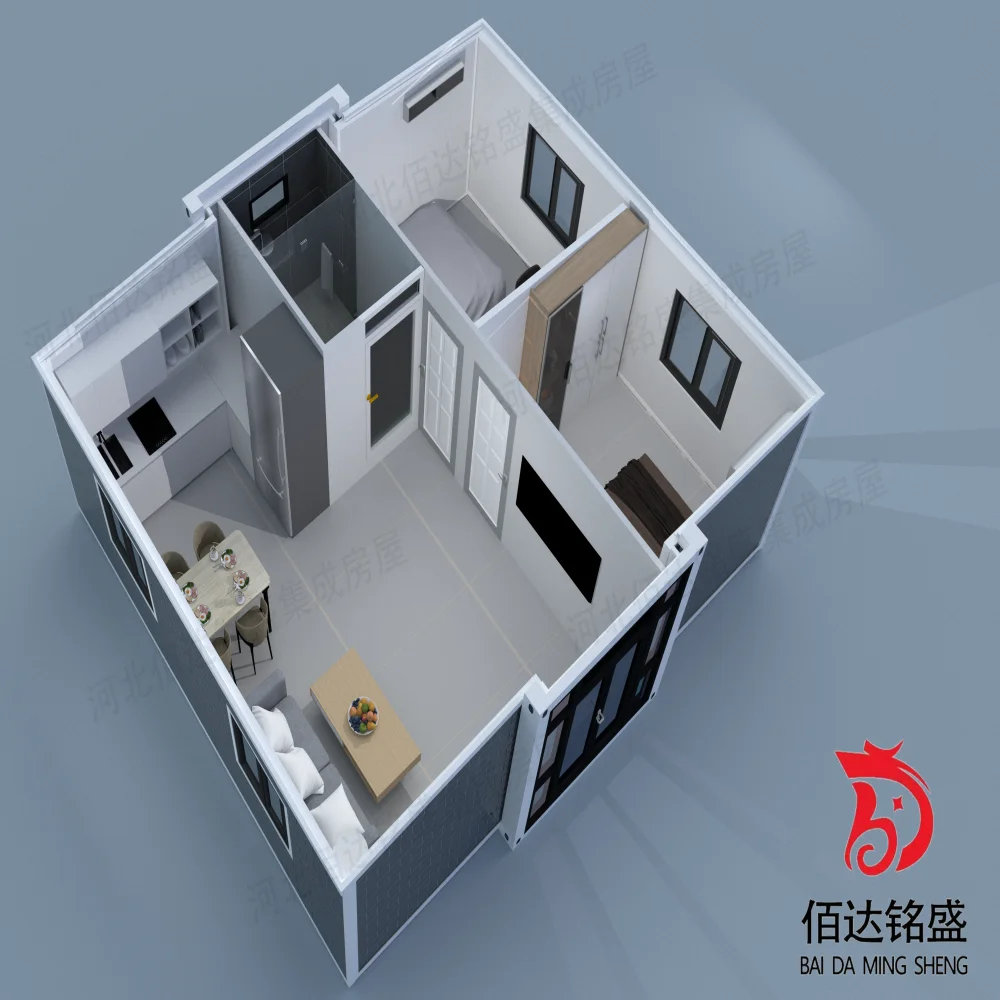 Professional Source Factory Export Movable House Prefabricated Building Expandable Folding House With High Quality