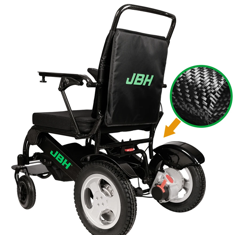 2024 Улучшенный более эффективный бесщеточный двигатель и контроллер с электроприводом из углеродного волокна для инвалидной