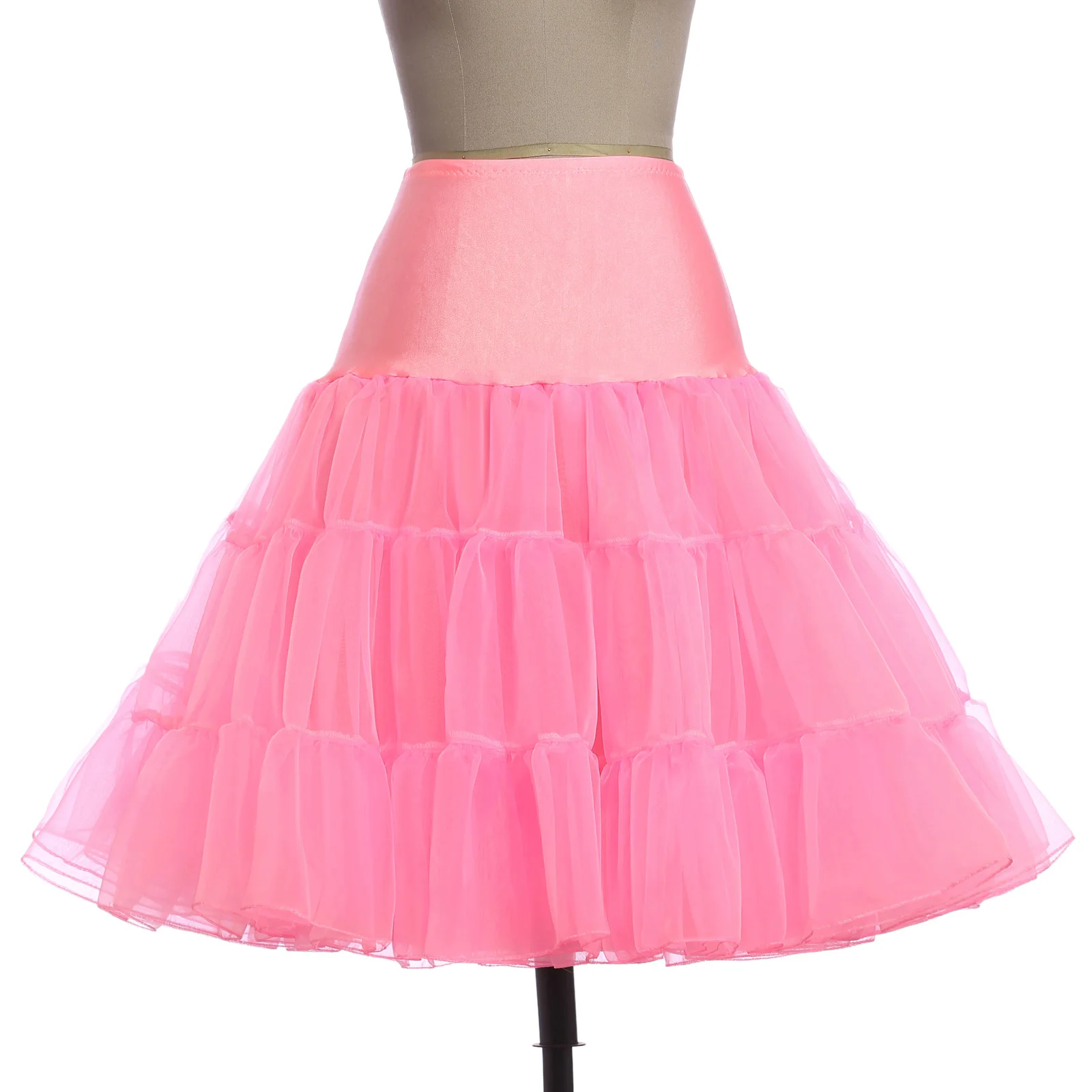 
Grace Karin CL008922 Colourful Women A-line Short Retro Dress Vintage Crinoline Rockabilly Petticoat Underskirt 