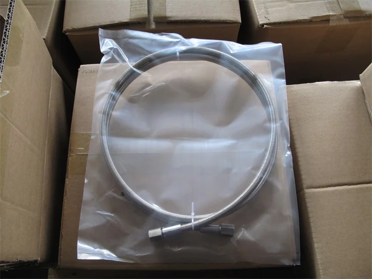 oil and gas PTFE hose with stainless steel wire braided