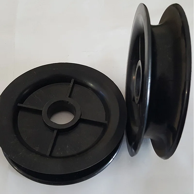 OEM hot sale Plastic v groove nylon wheel Plastic Roller U V H Groove Nylon Pulley Wheel