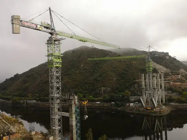 China quality ZOOMLION Topless tower Crane T5513-8 8tons construction tower crane with parts for sale