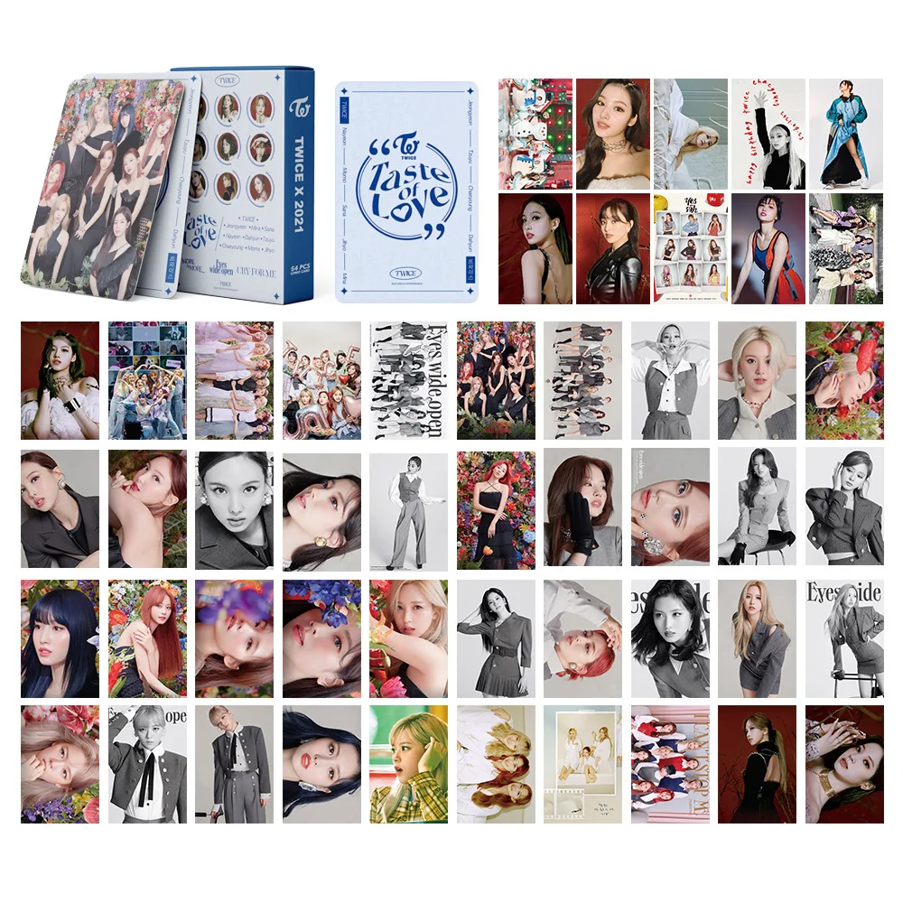 
 54 шт. Kpop товар фотокарточный альбом Kpop дважды вкус любви альбом Lomo Фотокарточка  
