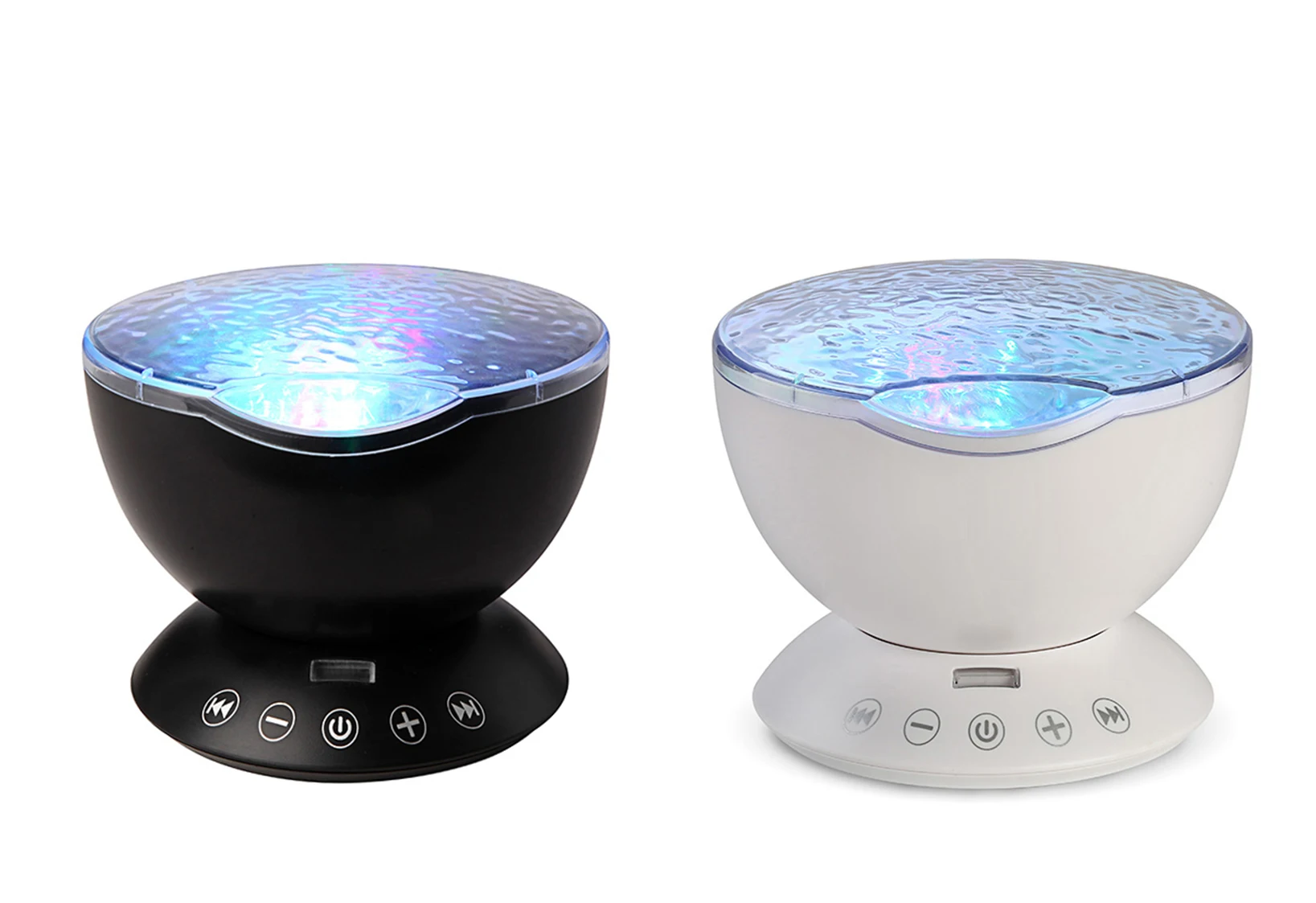 Intelligent ocean projection lamp portable desktop colorful LED bedroom USB  projection lamp sleeping music Remote control