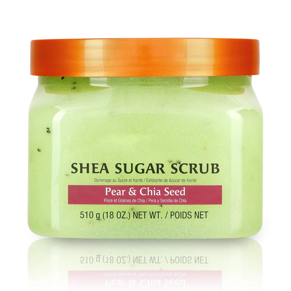 Частная торговая марка органических натуральных красочных фруктов, сахар Ши, Отшелушивающий скраб для лица и тела