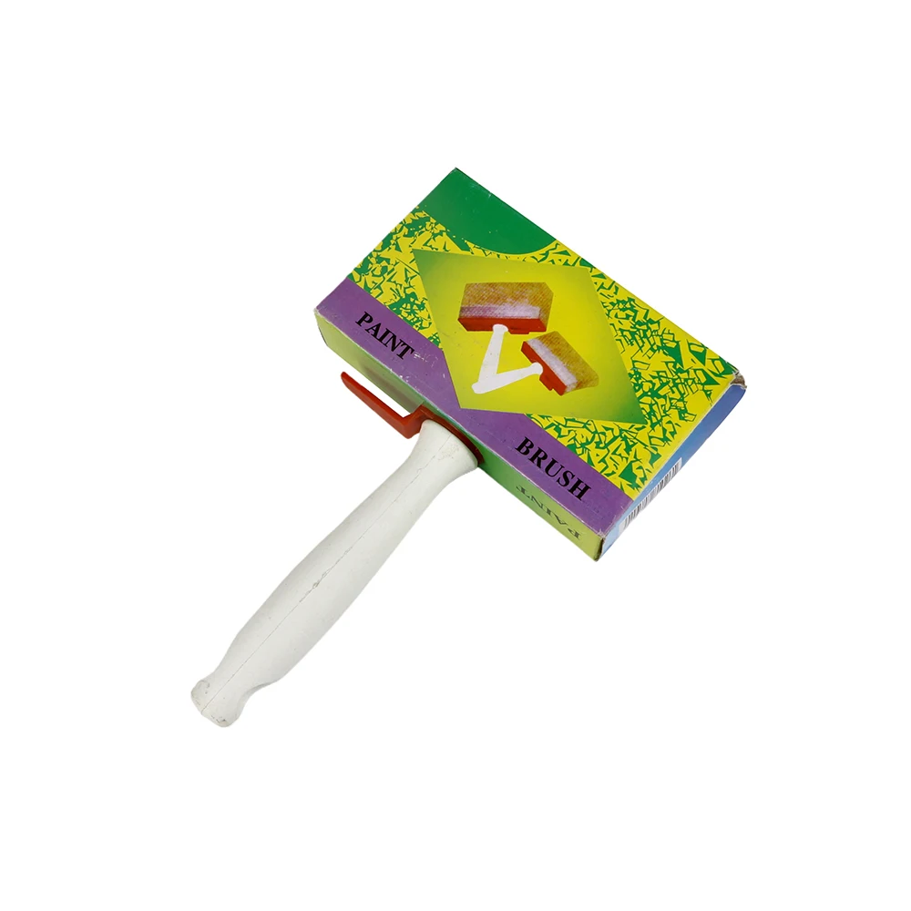 Industrial Grade DIY Paint Brush Set Heavy Duty Ceiling Wall Applicator with Plastic Handle Natural Bristles OEM Customizable