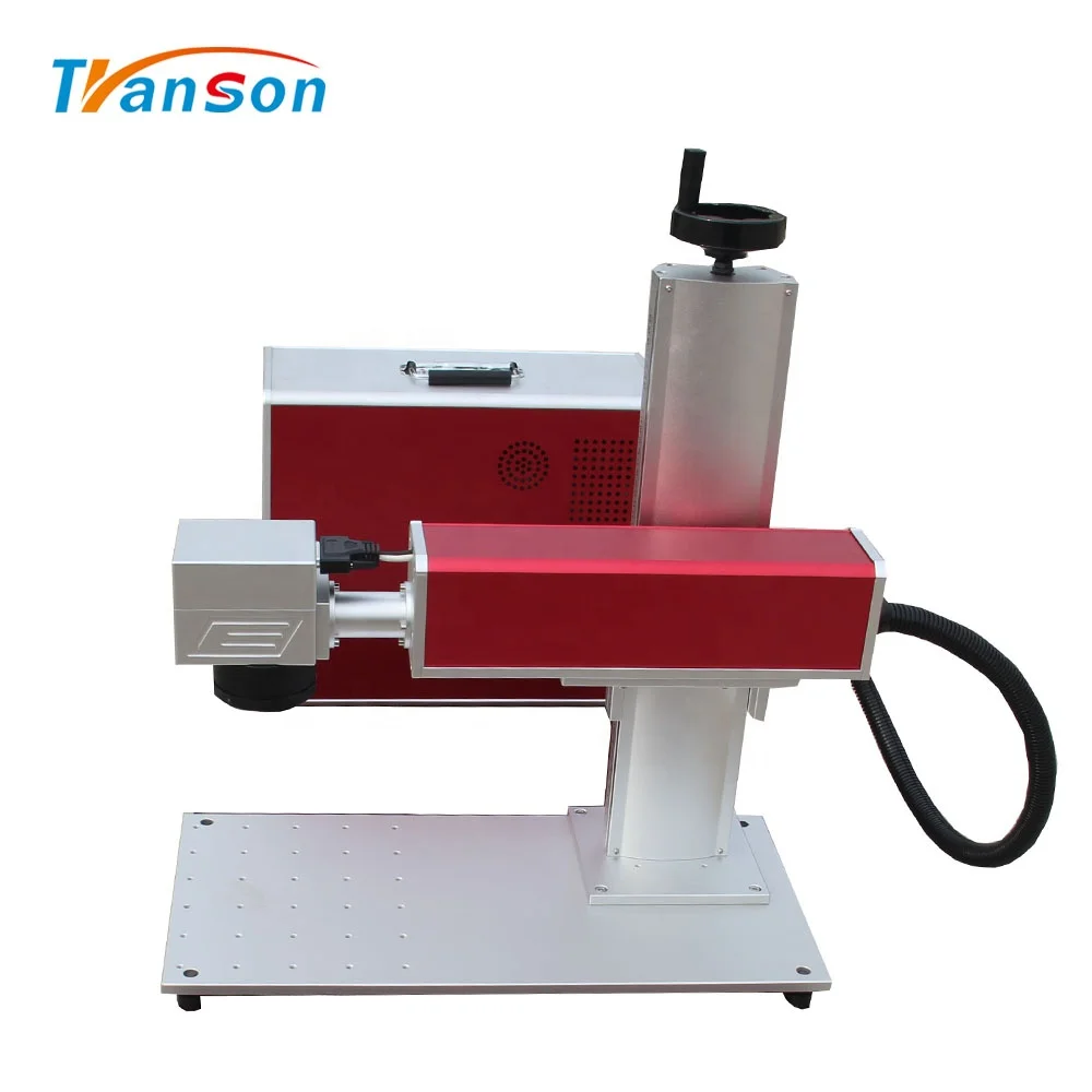 Portable Fiber Laser Metal Plastic Marking Machine 30w Fiber Laser Marking Machines Metal Engraving Machines