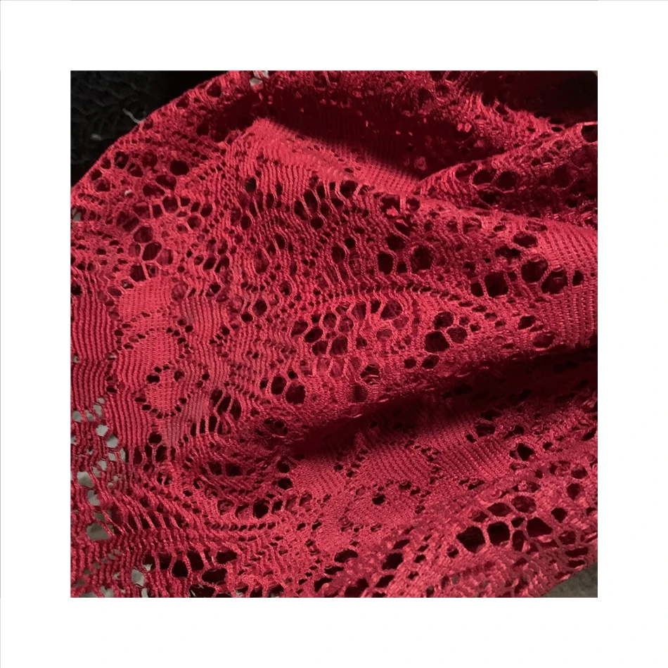 Top Quality Floral Lace Embroidered Beaded Fabric Stock Lot Silk Fabric