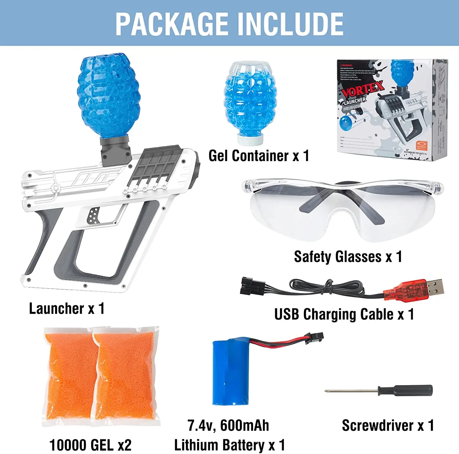 Gel Bullet Toy Gun AK47 M416 Water Gel Splatter Blaster Bolas Electric Orbeezs Gun Pistolas De Hidroge