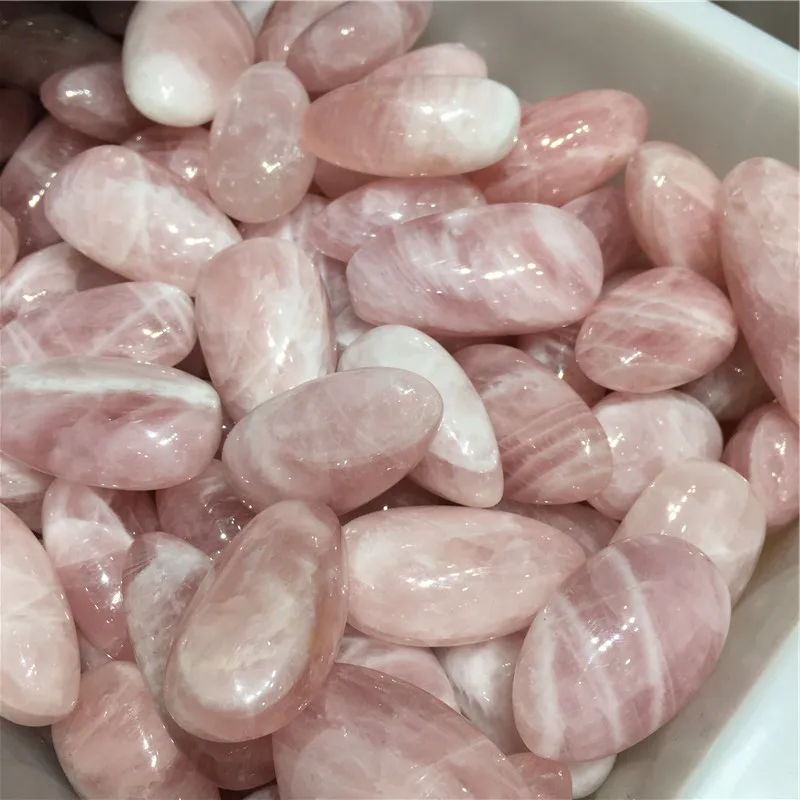 Factory price healing crystal natural rainbow fluorite tumbled stone colorful fluorite