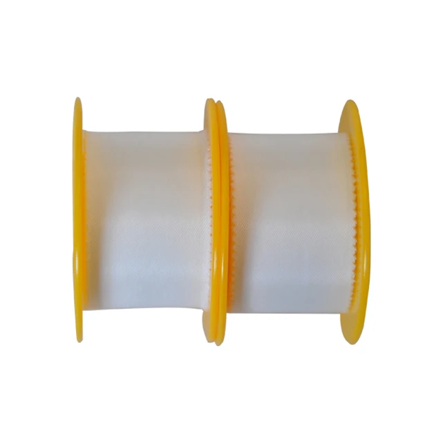 White Silk medical adhesive tape breathable and soft silk medical tape