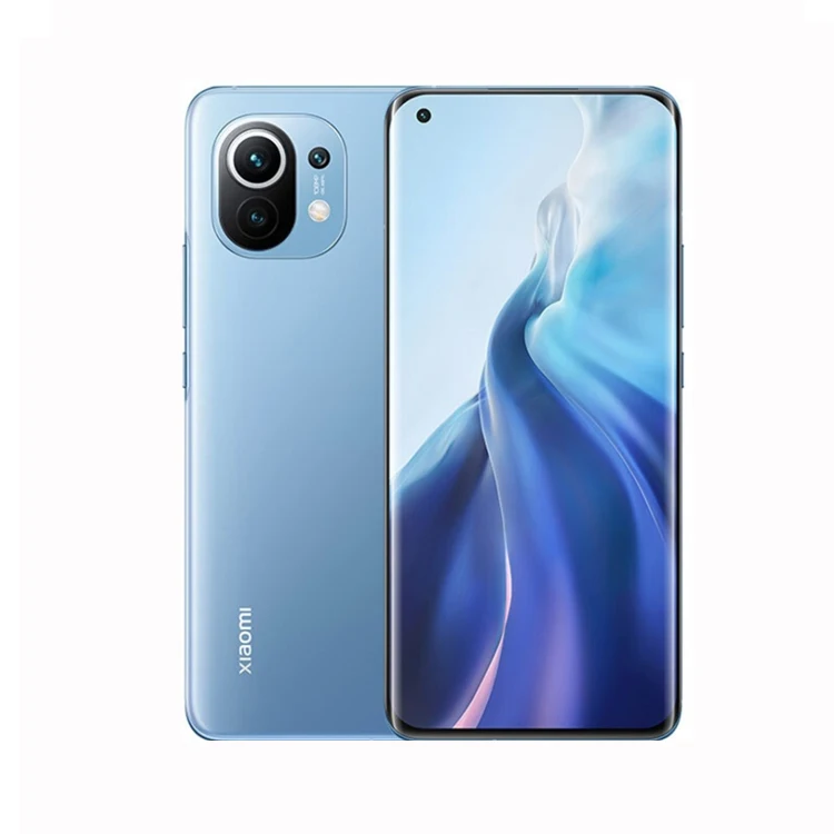 Новинка 2021 Мобильный телефон Xiaomi Mi 11 5G Snapdragon 888 5 5-дюймовый четырёхизогнутый гибкий экран 6 81 МП mi смартфон