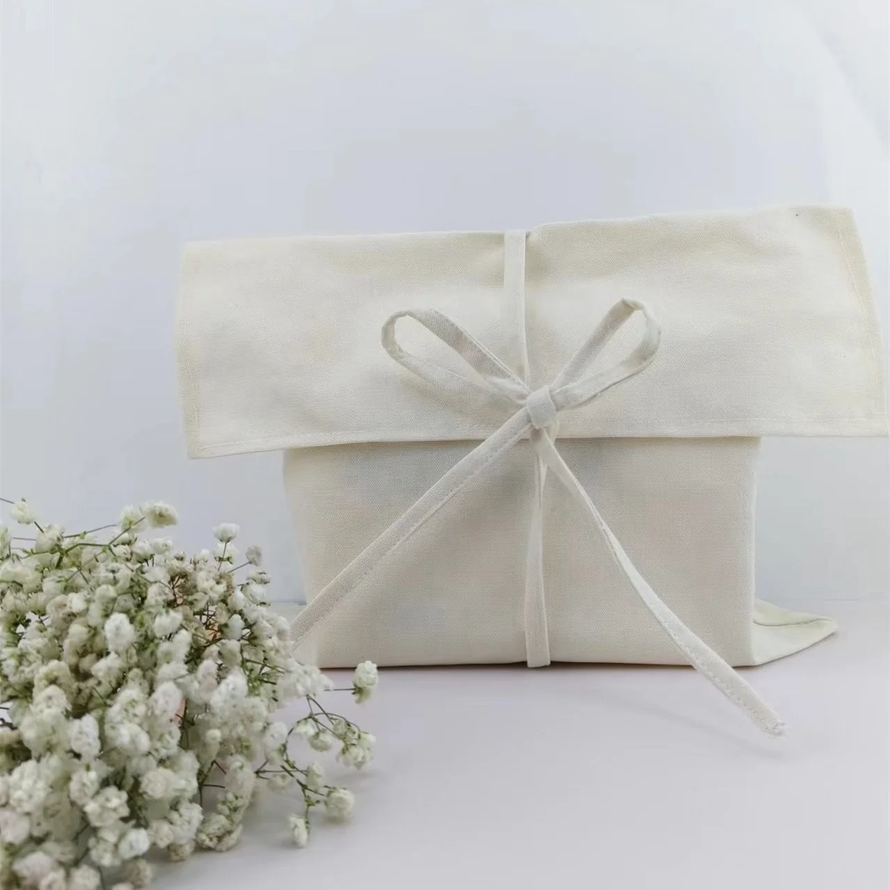 Luxury custom printing logo envelope cotton packaging dust bag for handbags, clothes