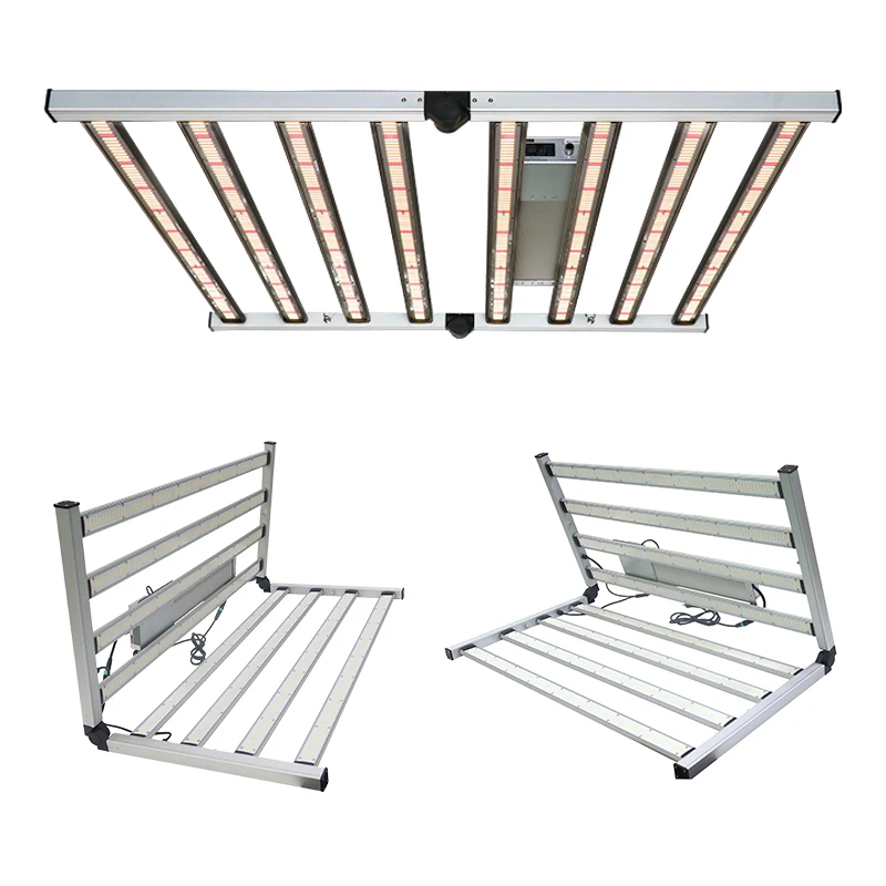 New 1000W Full Spectrum Indoor Commercial LED Grow Light Adjustable UV IR Switch Horticulture Foldable 1000W 600W 720W 800W