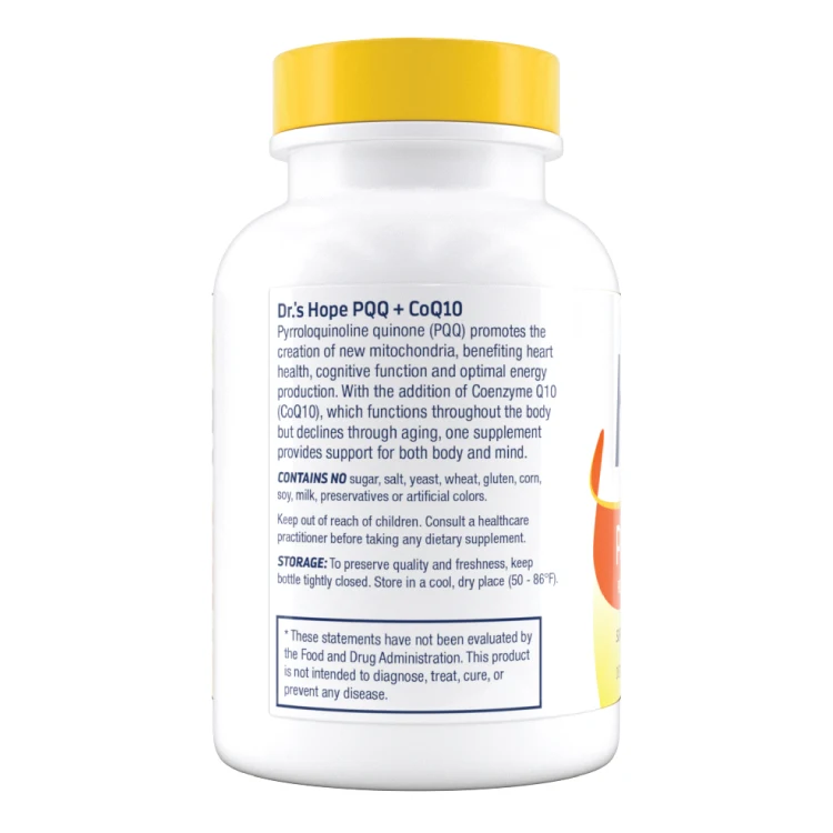 
Pyrroloquinoline quinone and Coenzyme Q10 product dietary wholesale nutritional supplement 