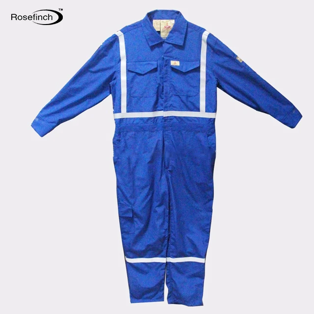 Flame retardant Safety Firefighter Suit 155gsm 3A Fire Resistant for Industrial Workwear with Reflective Trim FR Clothing