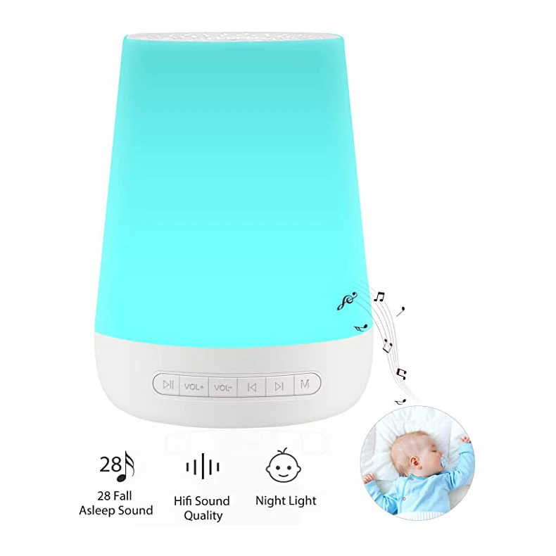 
2021new sleep sound device with White Noise Sound machine portable for noise machine Soothing Sounds Night Light function 