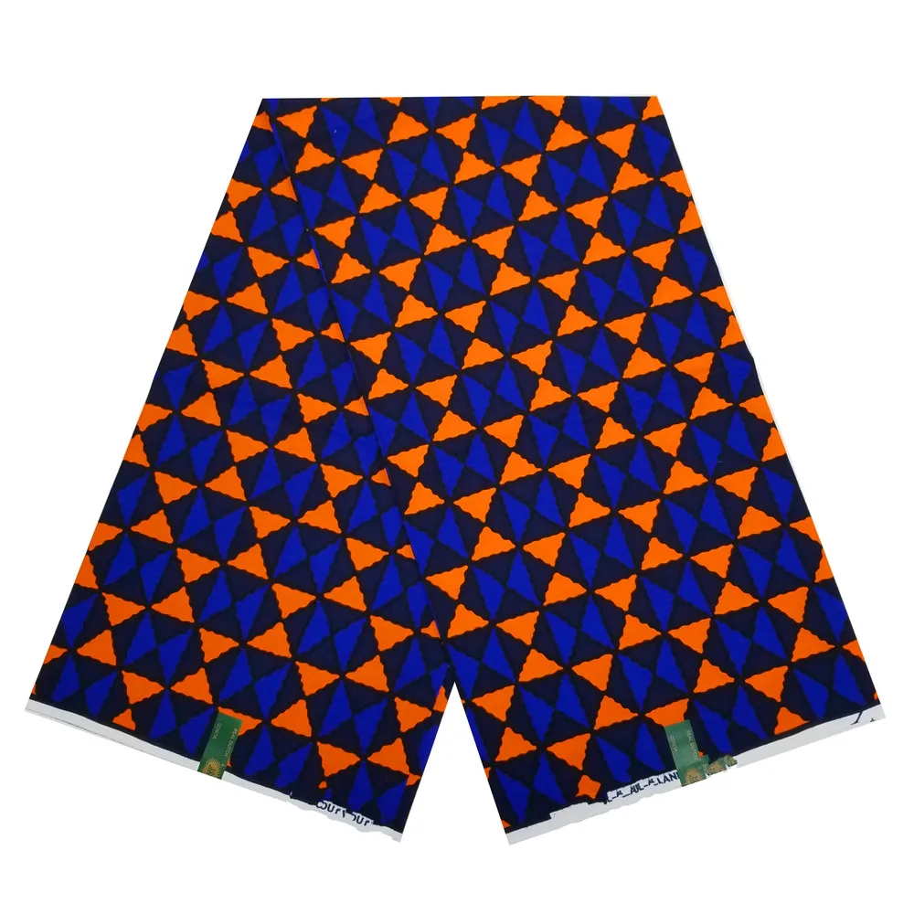  2021Afican Fabric Sewing Material 100% Cotton Prints Hollandais 6 Yards Super High Quality For
