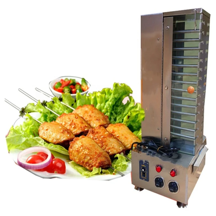 Автоматическая вращающаяся машина для гриля курицы doner kebab