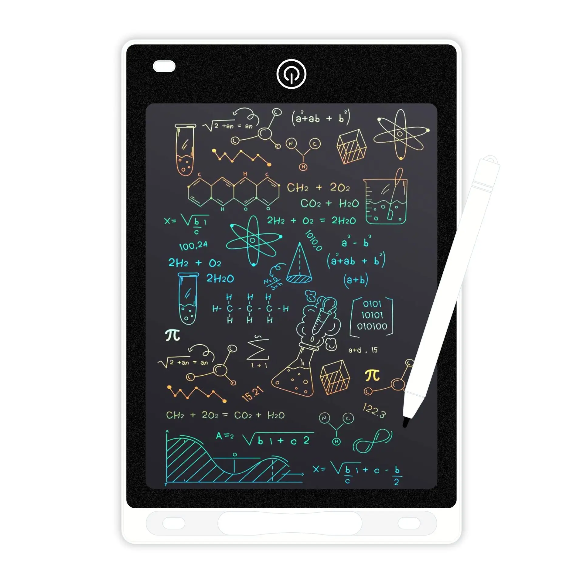Reusable Writing Pad Digital Drawing Tablet LCD Writing Pad with Instant Erase Includes Stylus Pen
