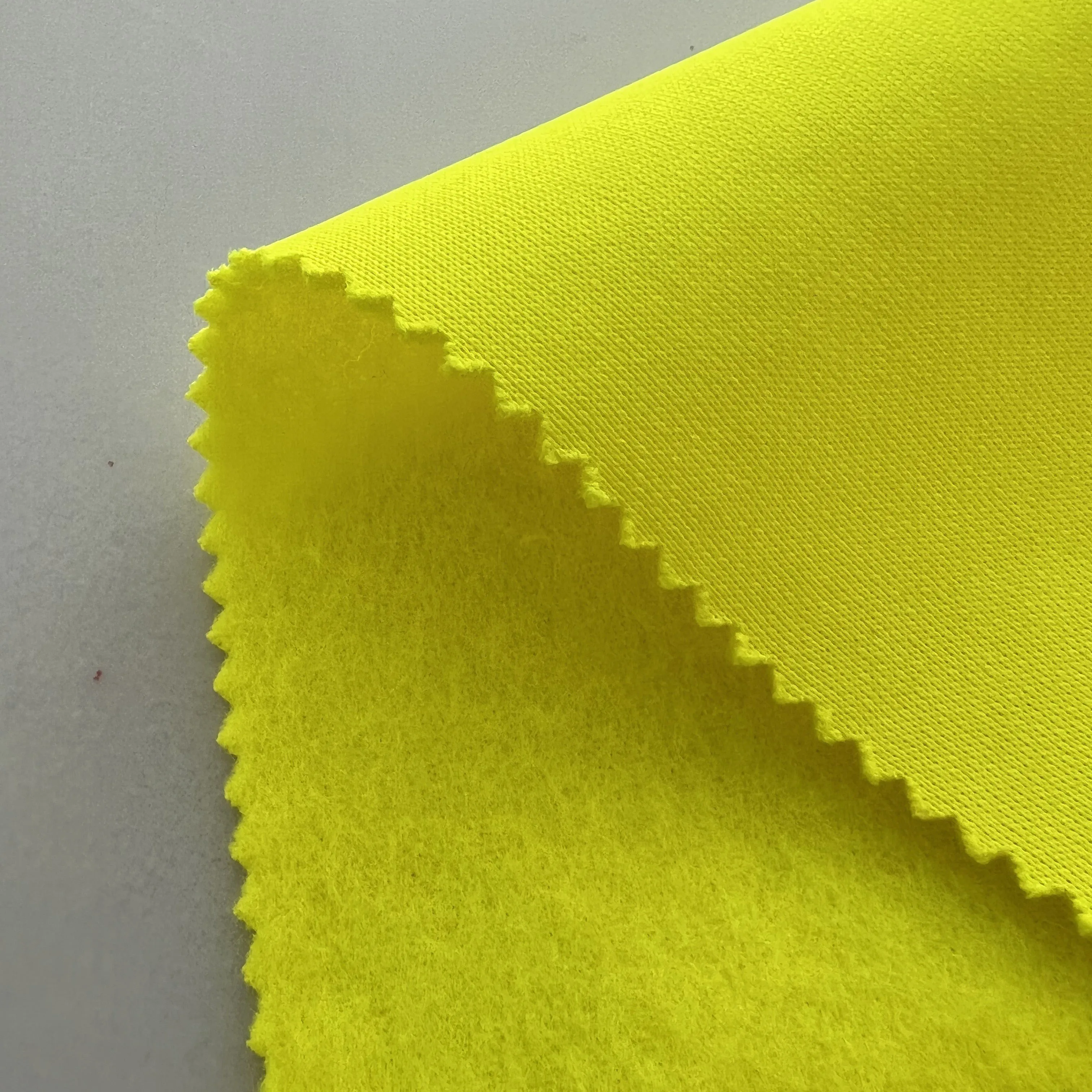 High-Quality Customization Polyester Fleece 100% Polyester Fluorescent Sweater Fabric
