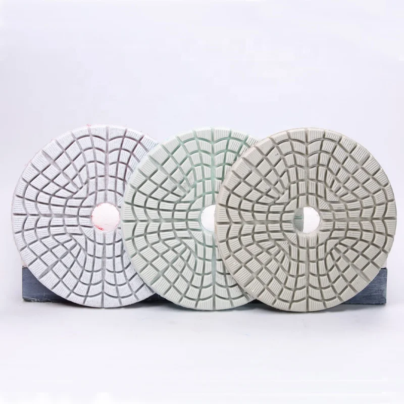 Wholesale 3-step Wet Polishing Pad Granite Flexible Polishing Pad Marble Abrasive tool