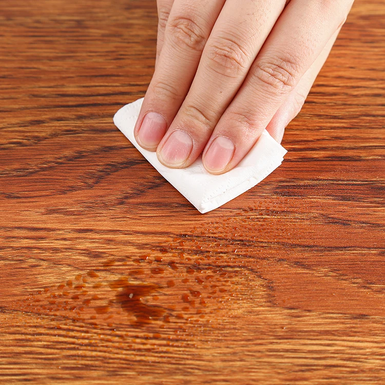 Mobile House Decor Pvc Wood Pattern Self-Adhesive Wallpaper