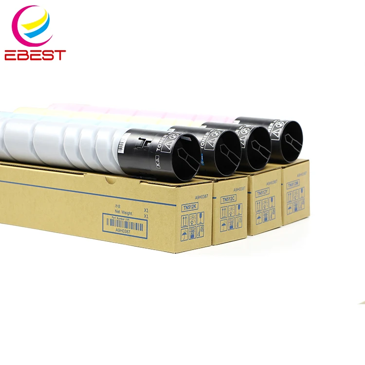EBEST Cartridge Factory Premium Compatible TN512 Toner for Konica Minolta bizhub C454 C554 C454e C554e Color Toner Cartridge