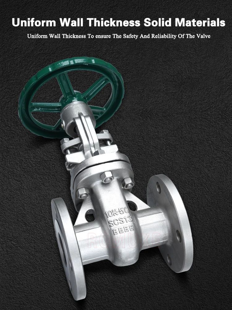Z41W-10K stainless steel Japanese standard flange gate valve SCS13A JIS 10K-40 50 65