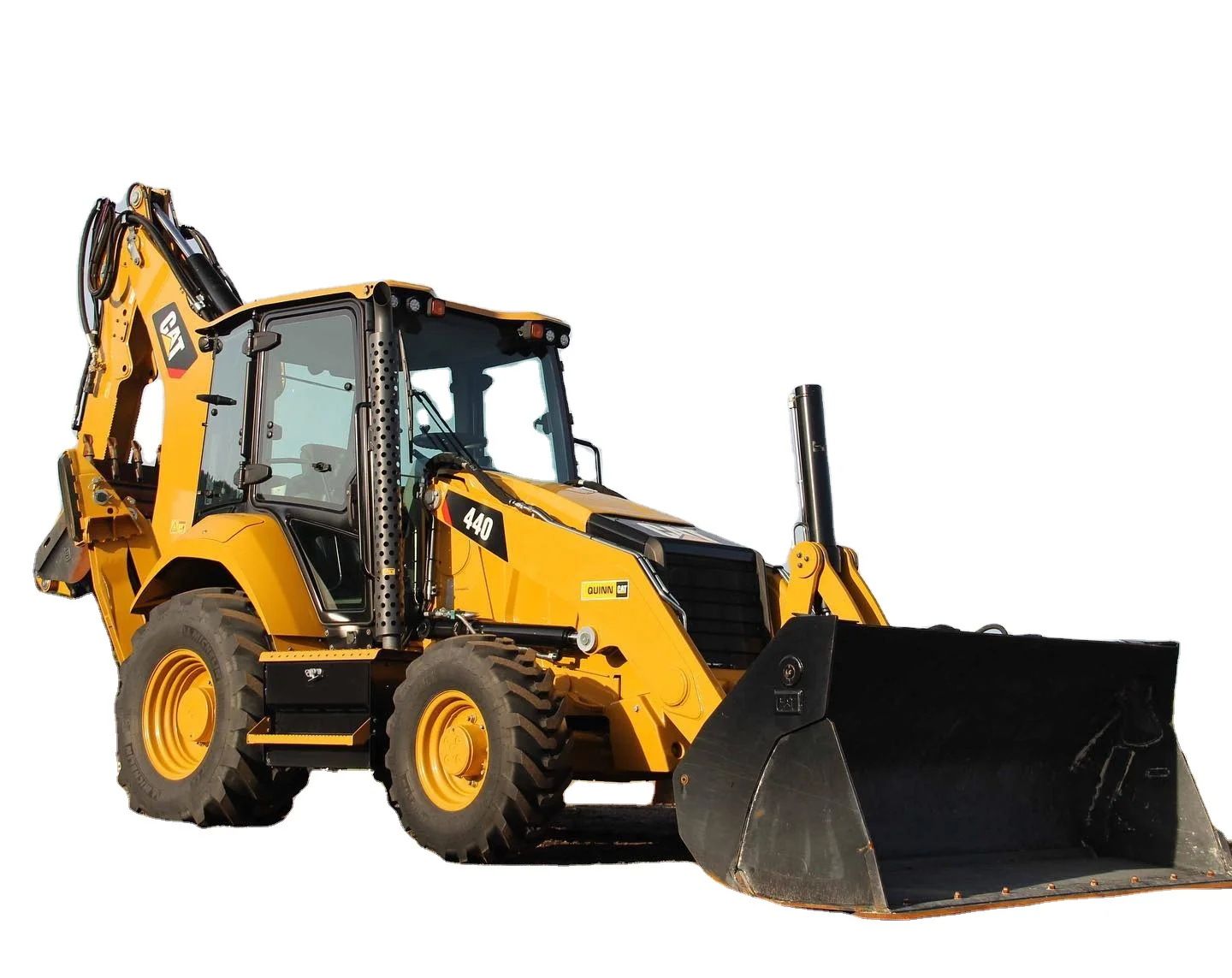 1Ton Manufacturer Mini Loader 4WD Tractor with Front End Loader and Backhoe small Yellow Long life Power ISO