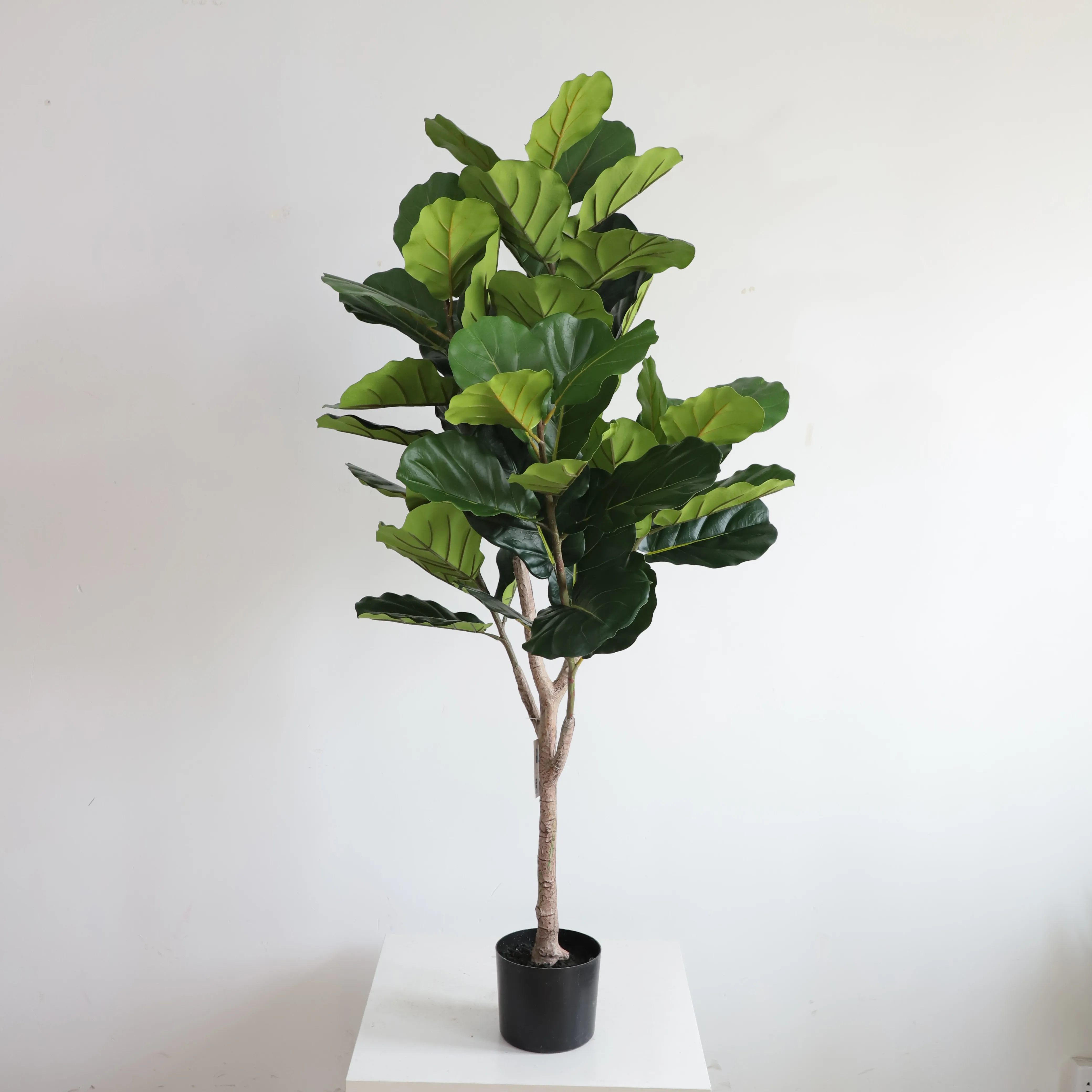 Hot Selling Factory Price Artificial Real Touch Fiddle Leaf Fig Tree UV-Resistant Fire-Resistant
