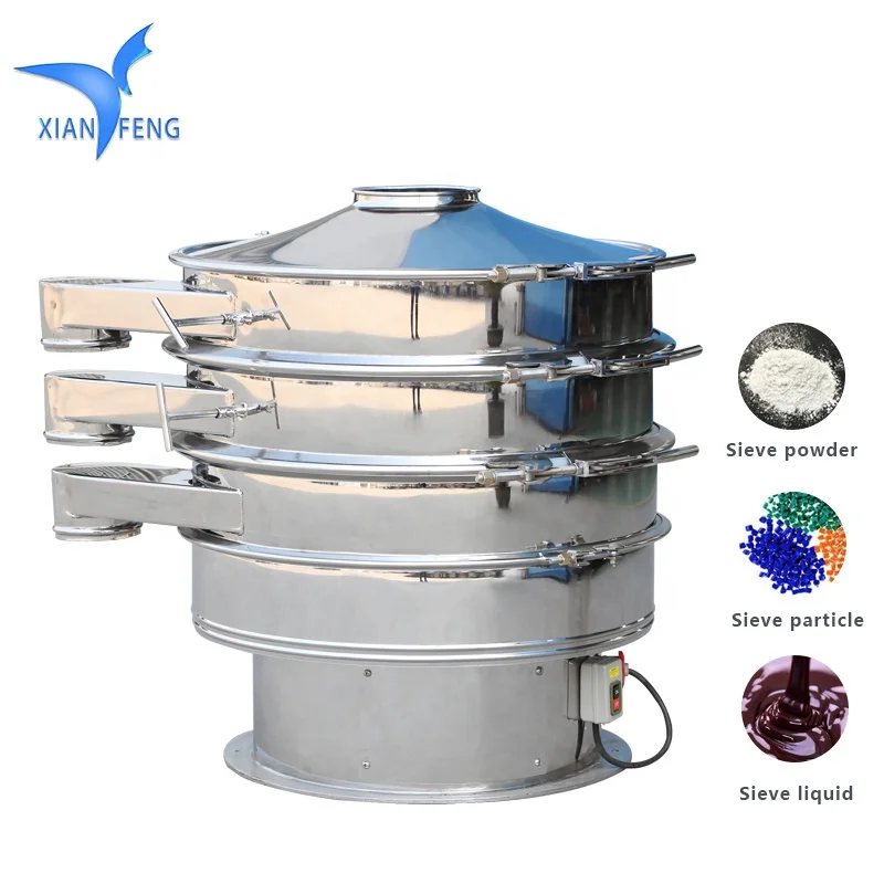 
china XF vibrating screen mesh size sieve for milk powder powder sifter machine 