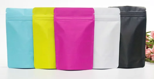 Food Grade Reusable Aluminum Foil Cooking Bags Printing Aluminium Sachet With Tear Notch