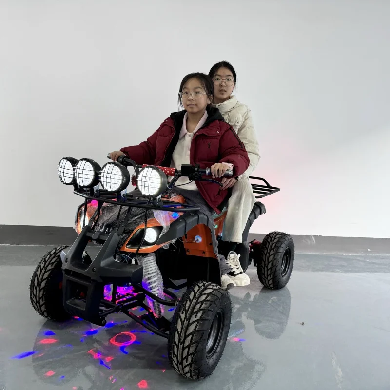 Beach motorcycle four-wheel off-road go kart fuel version adult large electric scooter high-power amusement bike