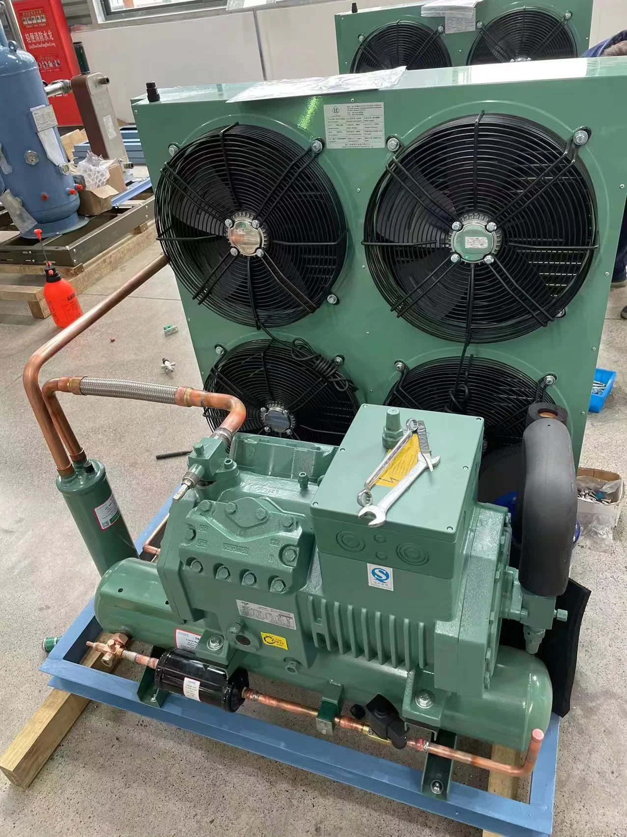 Freezer room refrigeration unit cold room condenser unit cold storage equipments for sale