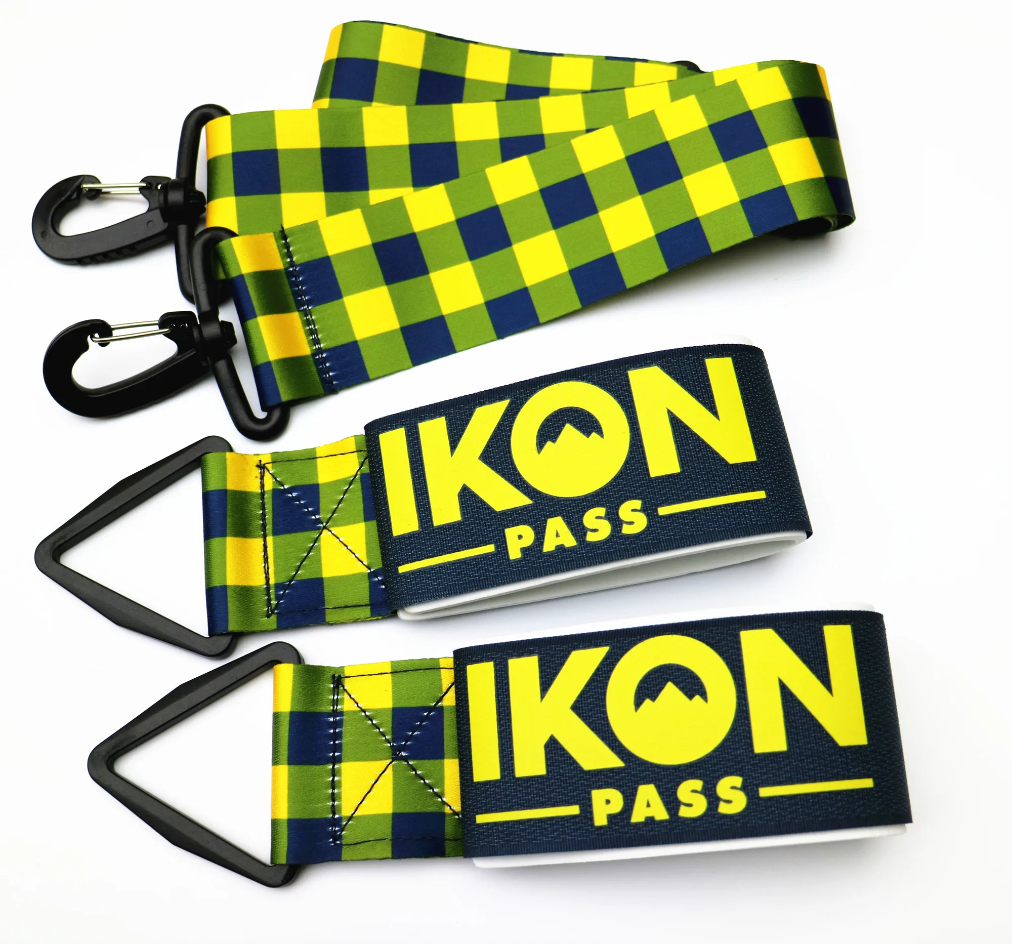 Custom Logo Printed ski carrier strap rubber Custom Ski Goggles Straps Rubber Strap