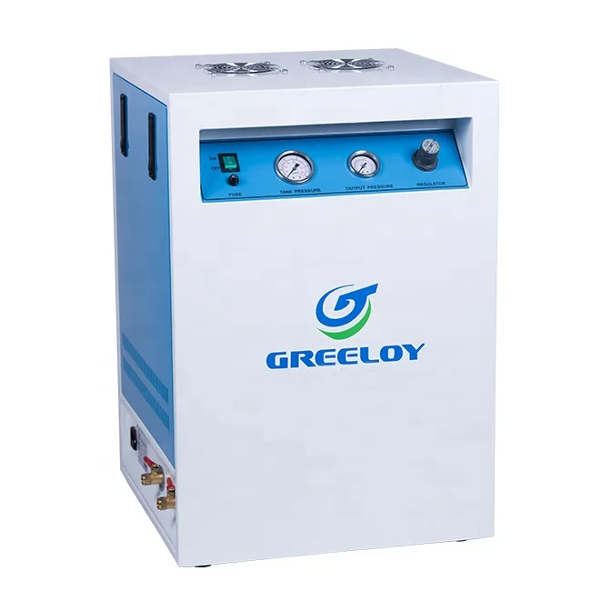 CE ISO Approved Noiseless Oilless Mute Air Compressor Oil Free Silent for Medical Clinic Dental