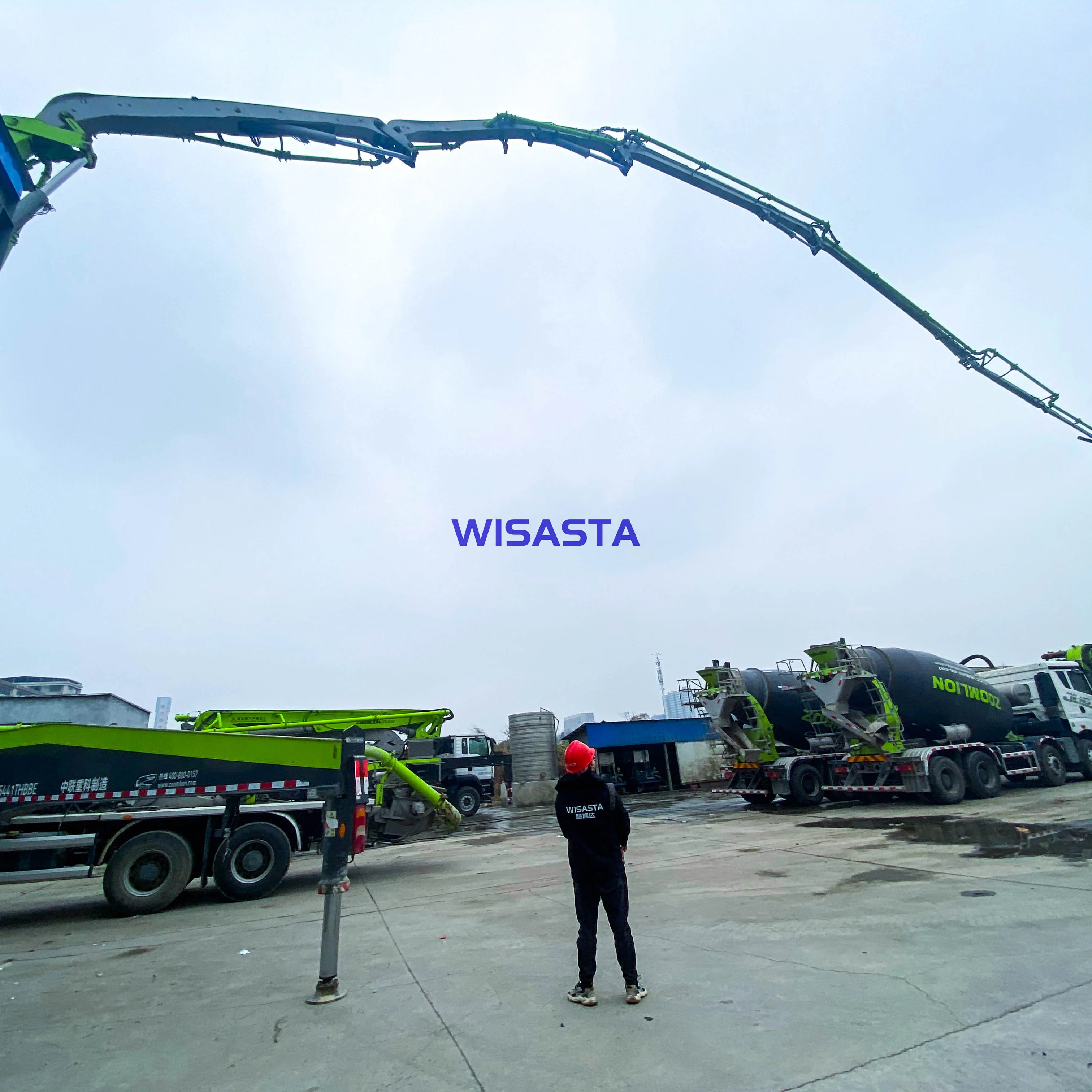 2020 year Zoomlion Concrete Boom Pump Truck 63m Original Paint 63M concrete pump truck for sale in UAE