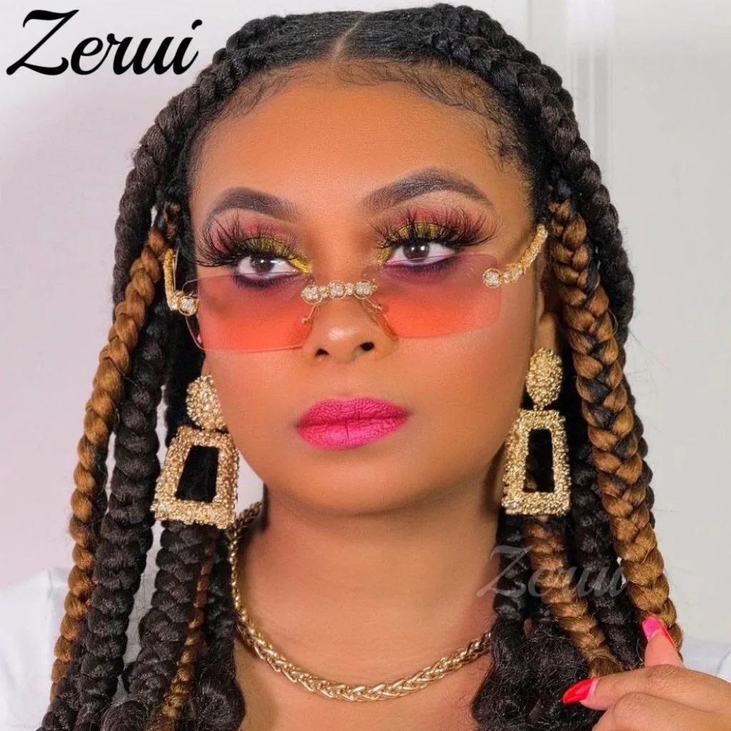 Женские 2024 солнцезащитные очки с кристаллами